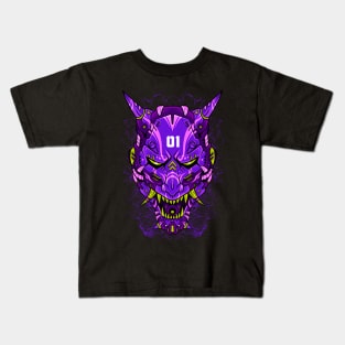 oni mask 01 Kids T-Shirt